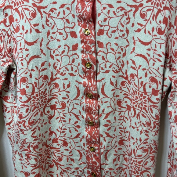 J. McLaughlin Floral Button Front Cardigan Size M - Picture 3 of 8